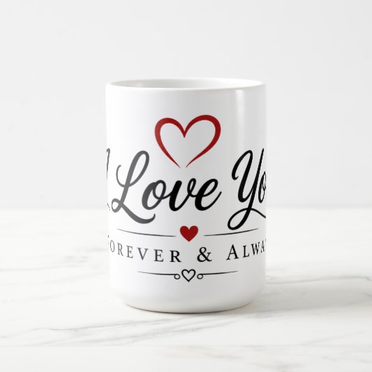 Du & Ich Für Immer Kaffeetasse (Mittel)