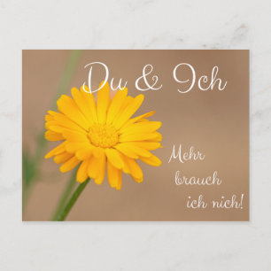 Du & Ich! Mehr... Postkarte