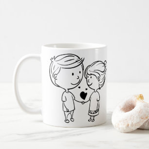 Du & Ich Paartasse Kaffeetasse