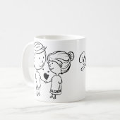 Du & Ich Paartasse Kaffeetasse (Vorderseite Links)