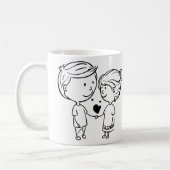 Du & Ich Paartasse Kaffeetasse (Links)
