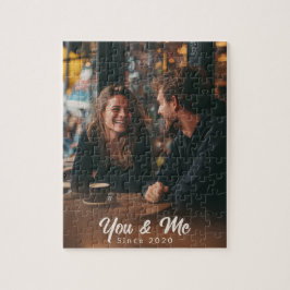 Du & Ich – Personalisiertes Fotoliebhabergeschenk Puzzle