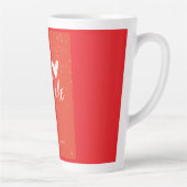 Du & Ich Rote Romantische Kaffeetasse Milchtasse (Rechts)