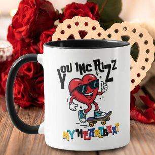 Du Inc Rizz meinen Herzschlag - Valentinstag Tasse