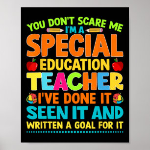 Du jagst mich nicht, ich bin ein Sonderschullehrer Poster