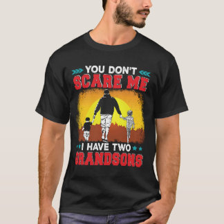 Du jagst mich nicht, ich habe zwei Enkel Familie T-Shirt