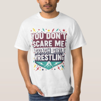 Du jagst mich nicht, ich trainiere Mädchen-Ringen T-Shirt