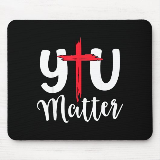 Du Jesus Christlicher Glaube Mousepad (Vorne)