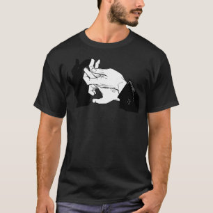 Du Kaninchen Tier Schatten Puppe T-Shirt