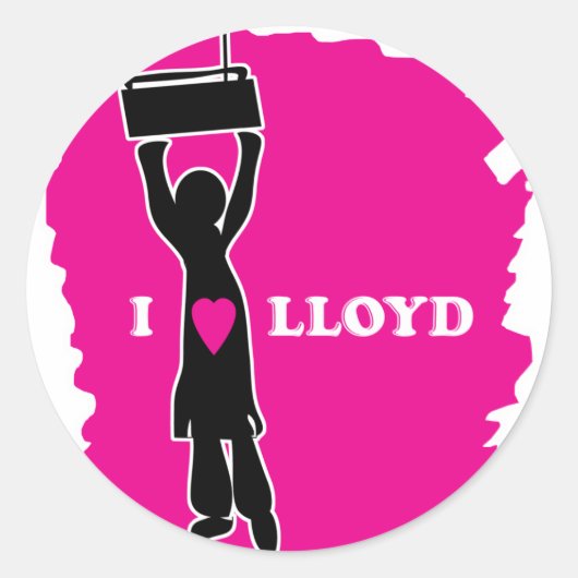 Du kannst alles sagen runder aufkleber (Vorderseite)