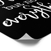 Du kannst alles tun, aber nicht alles poster (Ecke)