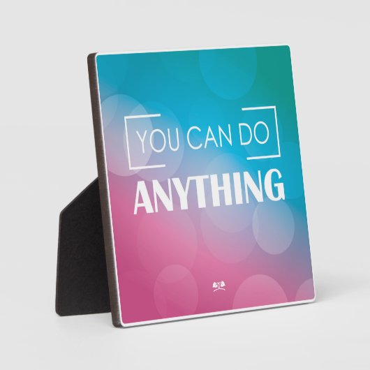 Du kannst alles tun fotoplatte (Vorderseite)