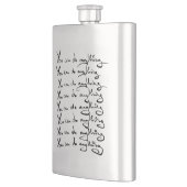 Du KANNST ALLES TUN! inspirierendes Zitat Flachmann (Links)