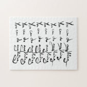 Du KANNST ALLES TUN! inspirierendes Zitat Puzzle (Horizontal)