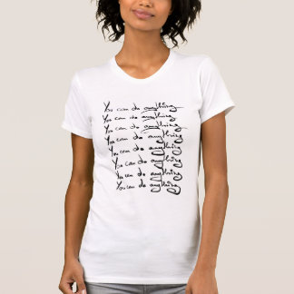 Du KANNST ALLES TUN! inspirierendes Zitat T-Shirt