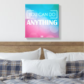 Du kannst alles tun leinwanddruck (Insitu (Schlafzimmer))
