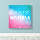 Du kannst alles tun leinwanddruck (Insitu (Holzboden))