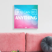 Du kannst alles tun leinwanddruck (Insitu (Wohnzimmer))