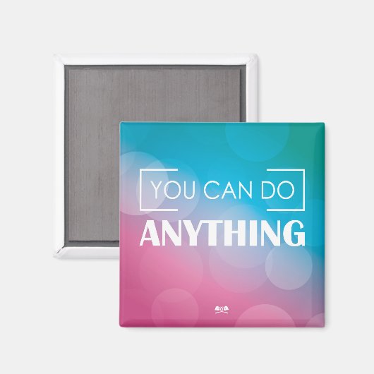 Du kannst alles tun magnet (Vorderseite/Rückseite)