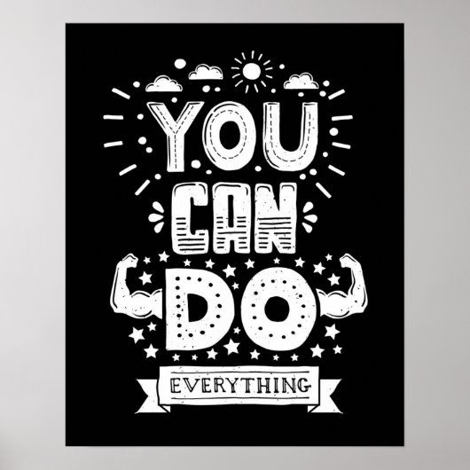 Du kannst alles tun poster (Vorne)