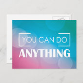 Du kannst alles tun postkarte (Vorne/Hinten)