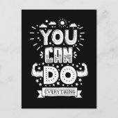 Du kannst alles tun postkarte (Vorderseite)