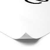 Du kannst auf mich zählen, einen lustigen Rechner- Poster (Ecke)