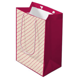 Du Kannst Dich Auf Mich Verlassen Minimalistisches Mittlere Geschenktüte