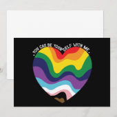 Du kannst dich selbst mit mir verbinden. einladung (Vorne/Hinten)