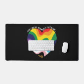 Du kannst dich selbst mit mir verbinden. schreibtischunterlage (Tastatur & Maus)