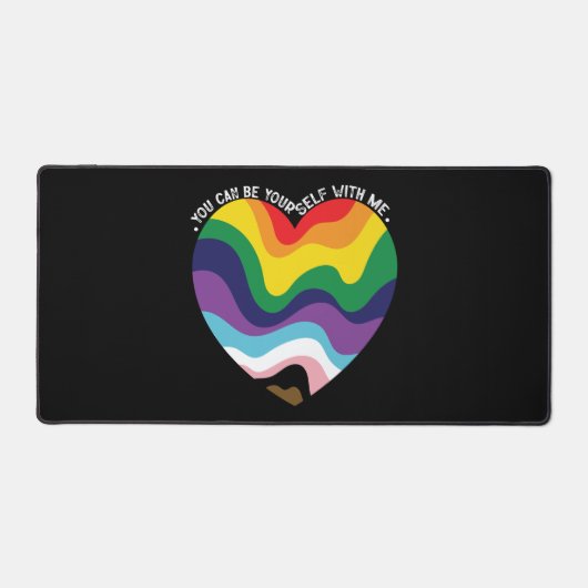 Du kannst dich selbst mit mir verbinden. schreibtischunterlage (Vorderseite)