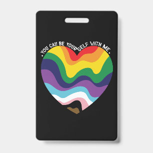 Du kannst du selbst bei mir sein LGBT Transgender Ausweis