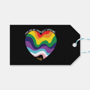 Du kannst du selbst bei mir sein LGBT Transgender Geschenkanhänger