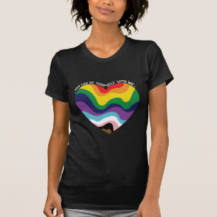Du kannst du selbst bei mir sein LGBT Transgender  T-Shirt