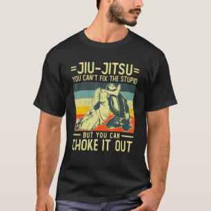 Du kannst Dummheit nicht reparieren Vintage BJJ Br T-Shirt