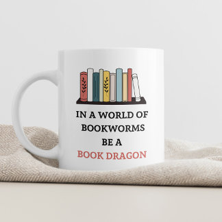 Du kannst ein Buch Dragon Tasse Book Liebhaber Ges