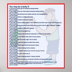 Du kannst ein Bulle sein, wenn Poster