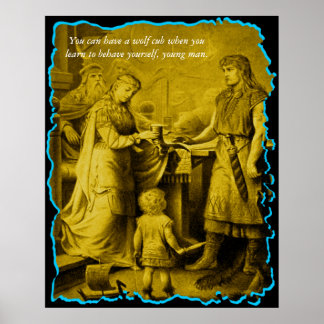 Du kannst einen Wolfskub haben... Poster