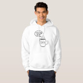 Du kannst es Kaffee machen Hoodie (Vorne ganz)