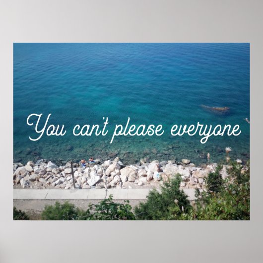 Du kannst es nicht allen gefallen, die Plakate spr (Vorne)