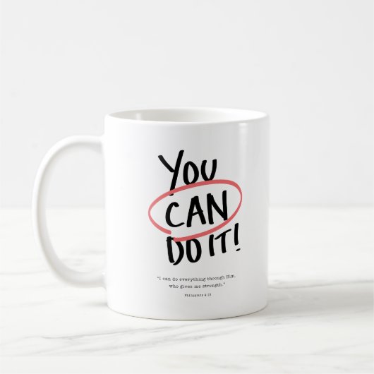 Du kannst es tun! kaffeetasse (Links)