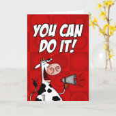 Du kannst es tun! karte (Gelbe Blume)