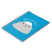 Du kannst es tun! Kawaii Mt Fuji Notizblock (Linke Seite)