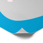 Du kannst es tun! Kawaii Mt Fuji Poster (Ecke)