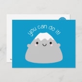 Du kannst es tun! Kawaii Mt Fuji Postkarte (Vorne/Hinten)
