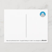 Du kannst es tun! Kawaii Mt Fuji Postkarte (Rückseite)