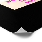 Du kannst es tun! USA Positives Stillen Poster (Ecke)