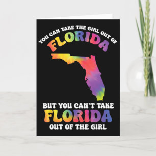 Du kannst Florida nicht aus dem Mädchen-Urlaubs-Ti Karte