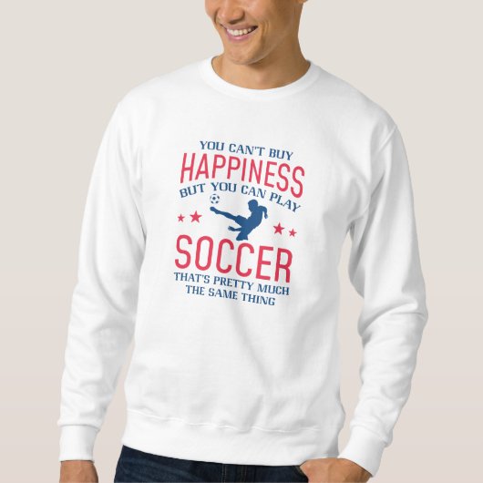 Du kannst Fußball spielen Sweatshirt (Vorderseite)