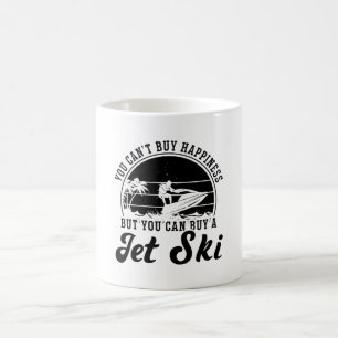 Du kannst Glück nicht kaufen Jet-Ski-Fahrer Kaffeetasse